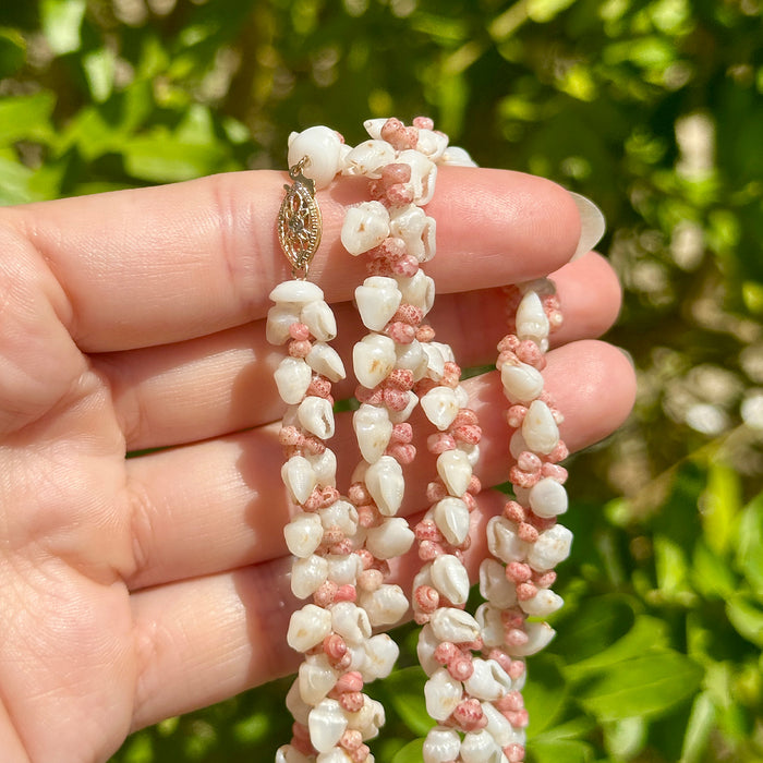 For Kim - Custom Restringing Heliconia Ni'ihau Shell Necklace